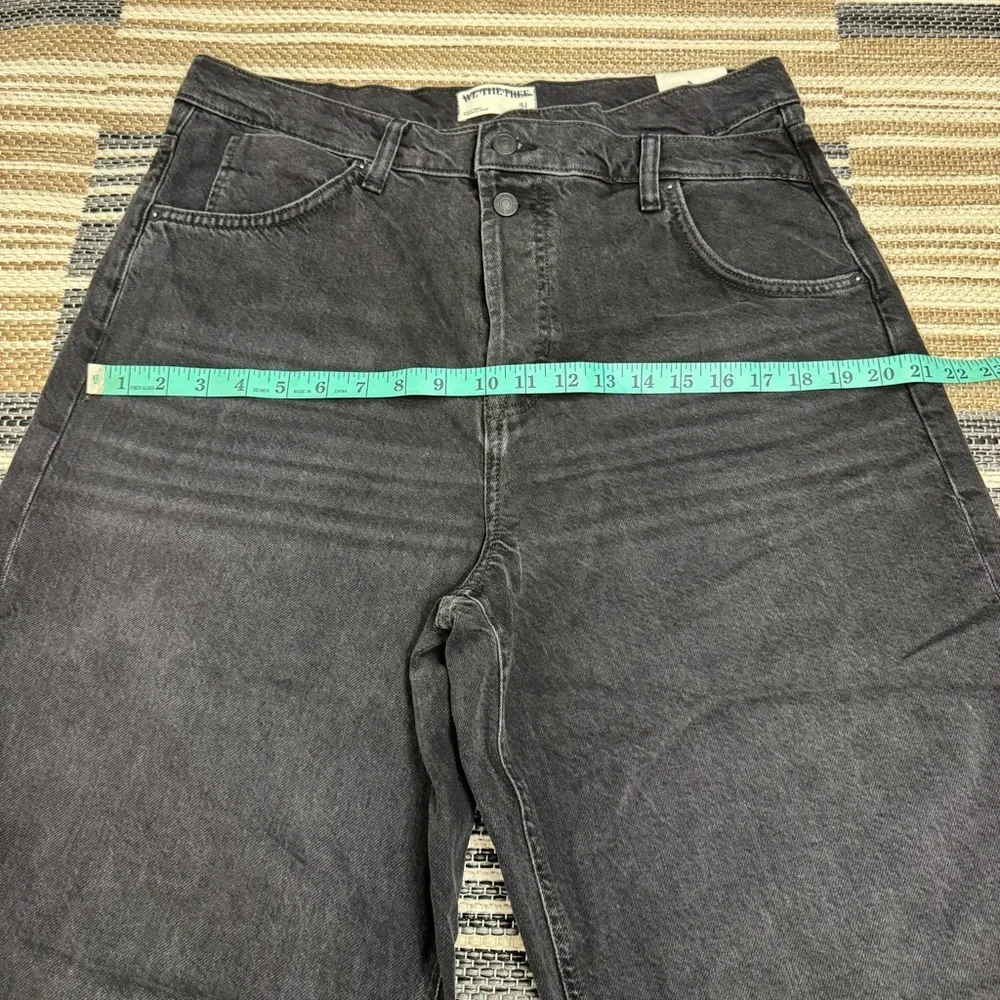 Free‎ People Crossroads Mid Rise Slim Straight Button Fly Denim Jeans Size 31